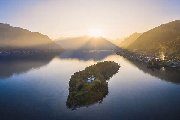 Comacina island, Lake Como, Lombardy, Italy