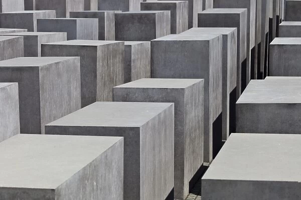 Concrete blocks of the Holocaust Memorial to the Murdered Jews of Europe