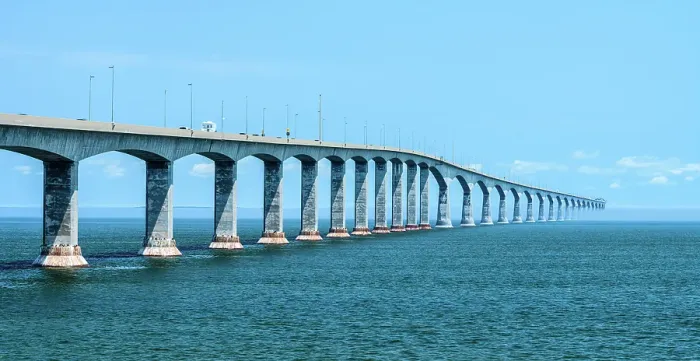 Framed Print : Confederation Bridge, Borden-Carleton, PEI Prince Edward Island, Canada Framed Print : Confederation Bridge, Borden-Carleton, PEI Prince Edward Island, Canada
