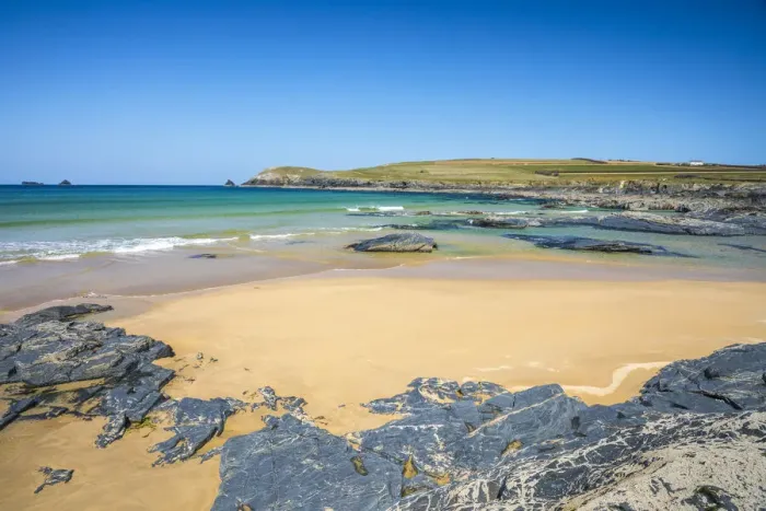 Framed Print : Constantine Bay, Cornwall, England, UK
