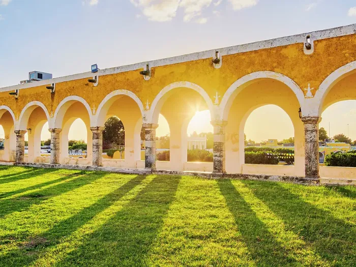 Framed Print : Convent of San Antonio de Padua at sunset, Izamal, Yucatan State, Mexico