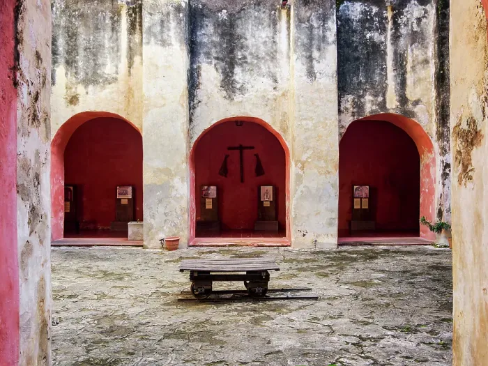 Framed Print : Convent of San Bernardino de Siena, interior, Valladolid, Yucatan State, Mexico Framed Print : Convent of San Bernardino de Siena, interior, Valladolid, Yucatan State, Mexico