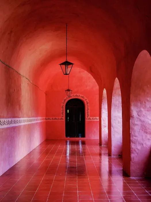 Framed Print : Convent of San Bernardino de Siena, interior, Valladolid, Yucatan State, Mexico
