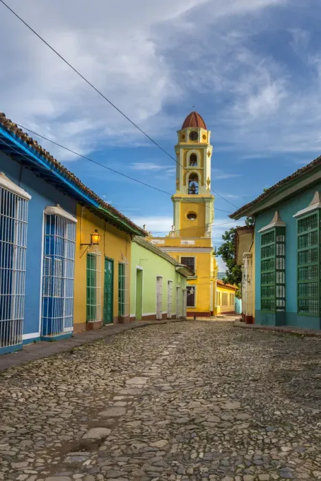 Framed Print : Convento de San Francisco de Asis (Church of San Francisco) in Trinidad, Trinidad Framed Print : Convento de San Francisco de Asis (Church of San Francisco) in Trinidad, Trinidad