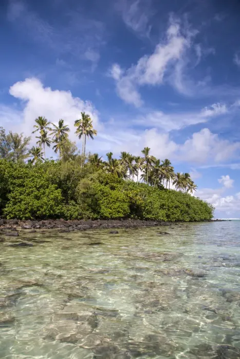 Framed Print : Cook Islands, Aitutaki Atoll, Lagoon