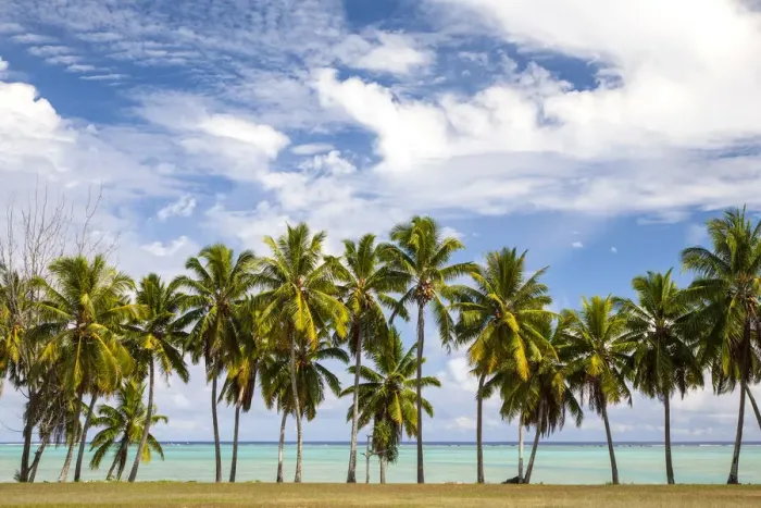 Framed Print : Cook Islands, Aitutaki Atoll, Lagoon