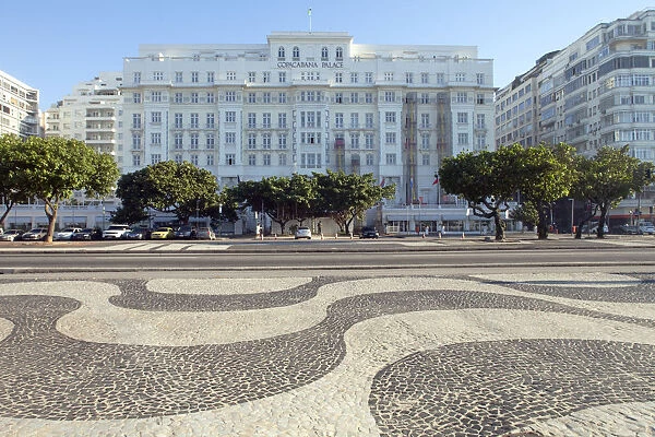 Copacabana Palace Hotel, Avenida Atlantica, Copacabana Beach, the Copacabana Palace hotel