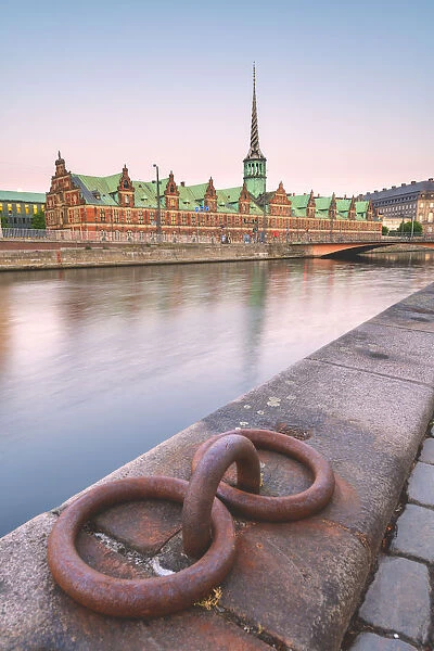Copenhagen, Hovedstaden, Denmark, Northern Europe. The Platz of the Christiansborg Palace