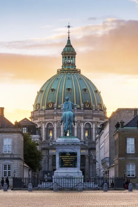 Framed Print : Copenhagen, Hovedstaden, Denmark. Frederiks Church called The Marble Framed Print : Copenhagen, Hovedstaden, Denmark. Frederiks Church called The Marble