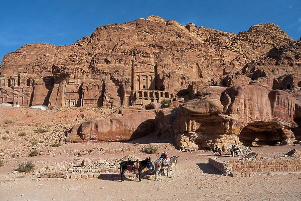 Corinthian and Palace Tombs, Petra, Jordan