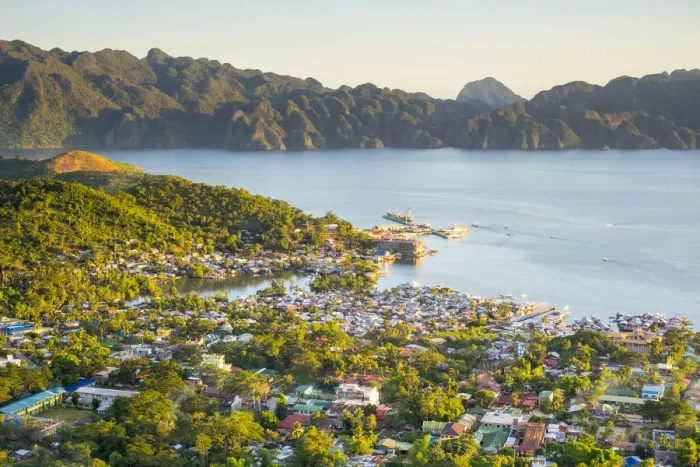 Framed Print : Coron Town Proper and Coron Island seen from Mount Tapyas View Deck, Busuanga Island Framed Print : Coron Town Proper and Coron Island seen from Mount Tapyas View Deck, Busuanga Island