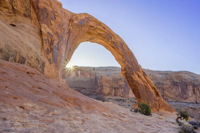 Framed Print : Corona Arch at sunrise, Moab, Utah, USA Framed Print : Corona Arch at sunrise, Moab, Utah, USA