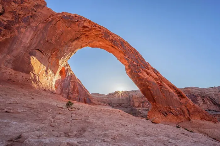 Framed Print : Corona Arch at sunrise, Moab, Utah, USA Framed Print : Corona Arch at sunrise, Moab, Utah, USA