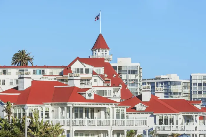 Framed Print : Coronado hotel, San Diego, California, USA Framed Print : Coronado hotel, San Diego, California, USA