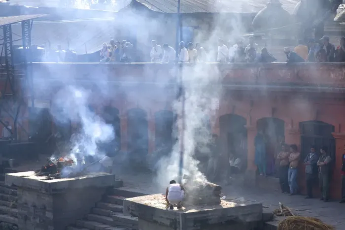 Framed Print : Corpses waiting to be cremated Pashupatinath, Kathmandu, Nepal Framed Print : Corpses waiting to be cremated Pashupatinath, Kathmandu, Nepal