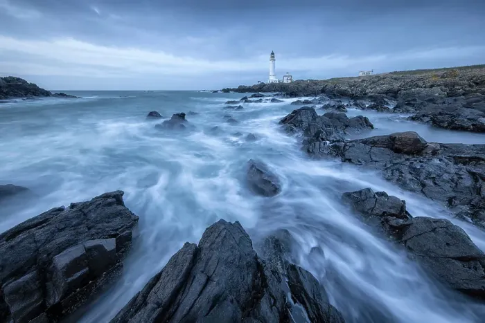 Framed Print : Corsewall Lighthouse, Corsewall Point, Dumfries and Galloway, Scotland, UK, April 2024