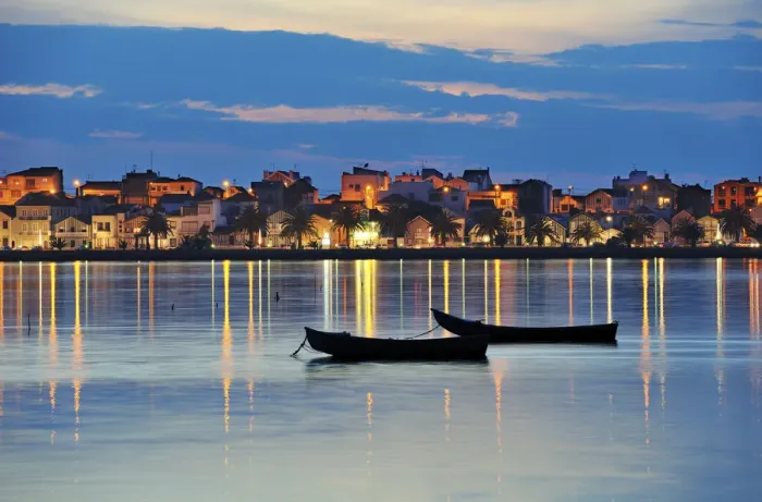 Framed Print : Costa Nova and Aveiro river at sunset. Portugal Framed Print : Costa Nova and Aveiro river at sunset. Portugal