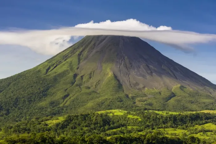 Framed Print : Costa Rica, Alajuela, La Fortuna. The Arenal Volcano