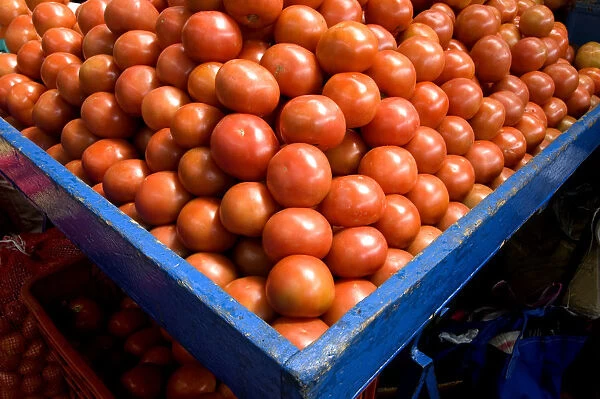 Costa Rica, Cartago, Mercado Muncipal de Cartago, Fruit and Vegetable Market, Tomatoes