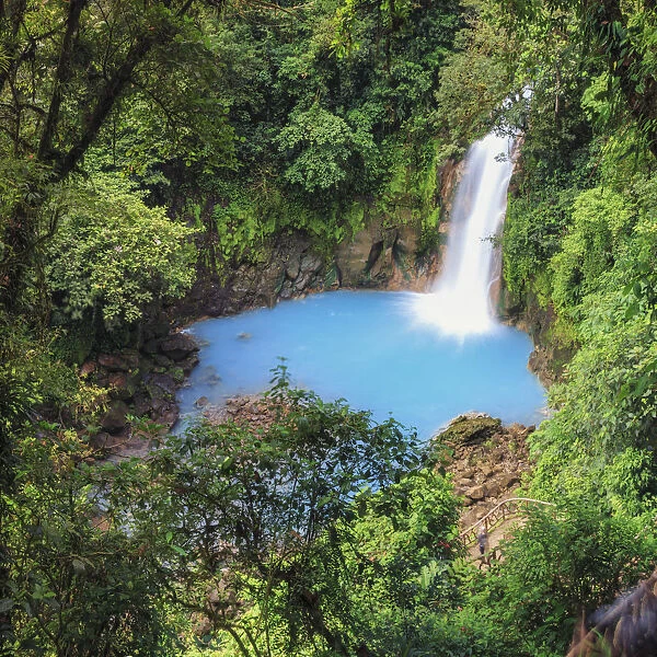 Costa Rica, Central Highlands, Volcan Tenorio National Park, Rio Celeste River (with