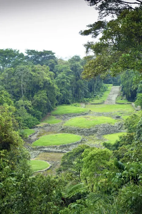 Framed Print : Costa Rica, Guayabo National Monument And Park, Pre-Columbian Archeological Site