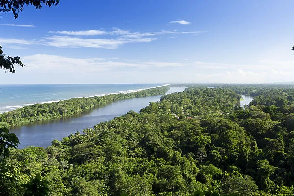 Costa Rica, Limon province, Limon, Tortuguero National Park, the Tortuguero river
