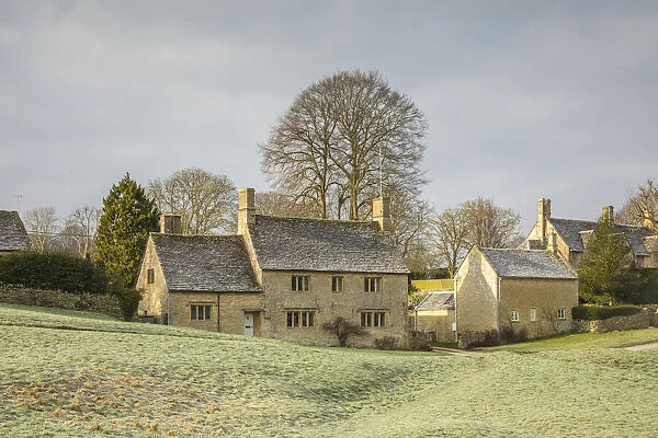 Cotswold Stone House, Little Barrington, the Cotswolds, Gloucestershire, England, UK