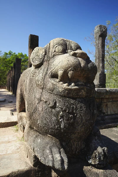 Council Chamber, Citadel, Polonnaruwa (UNESCO World Heritage Site), North Central