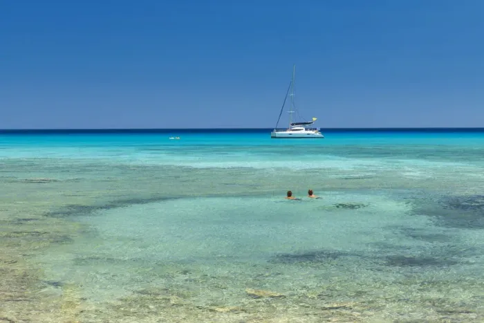 Framed Print : Couple Swimming in Crystal Clear Blue Water, Rhodes, Dodecanese Islands, Greece Framed Print : Couple Swimming in Crystal Clear Blue Water, Rhodes, Dodecanese Islands, Greece