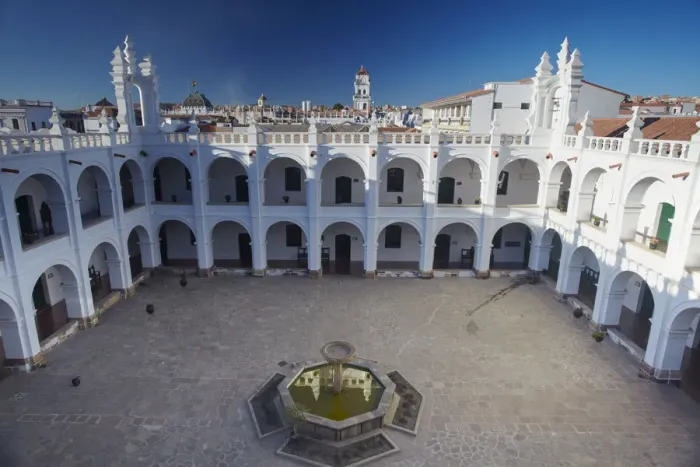 Framed Print : Courtyard of Convento de San Felipe Neri, Sucre (UNESCO World Heritage Site), Bolivia Framed Print : Courtyard of Convento de San Felipe Neri, Sucre (UNESCO World Heritage Site), Bolivia