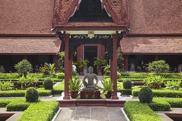 Courtyard of National Museum, Phnom Penh, Cambodia