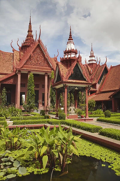 Courtyard at National Museum, Phnom Penh, Cambodia