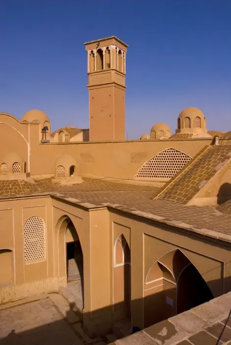 Framed Print : The courtyards and windtowers of traditional houses Kashan Framed Print : The courtyards and windtowers of traditional houses Kashan