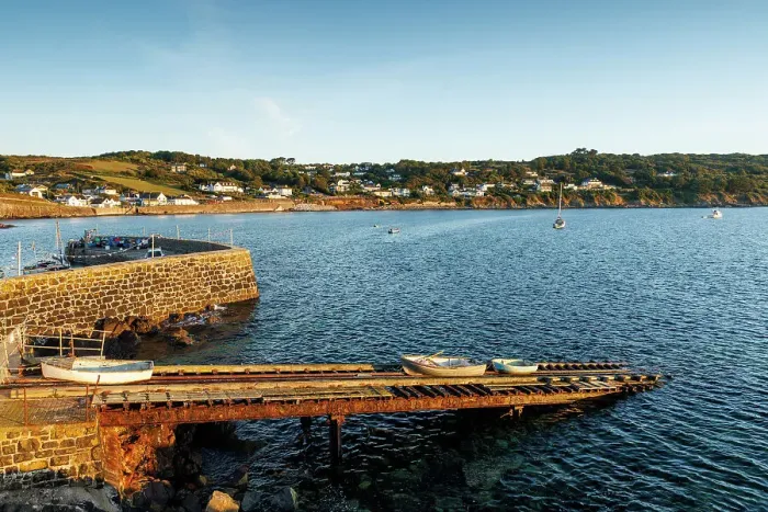 Framed Print : Coverack Harbour, Cornwall, England, UK Framed Print : Coverack Harbour, Cornwall, England, UK