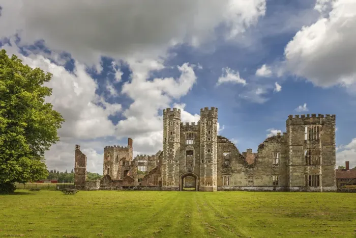 Framed Print : Cowdray Castle in Midhurst, West Sussex, England