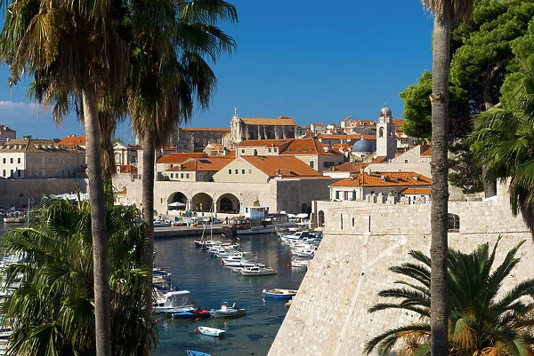 Croatia, Dalmatia, Dubrovnik, Old Town (Stari Grad), Old Harbour