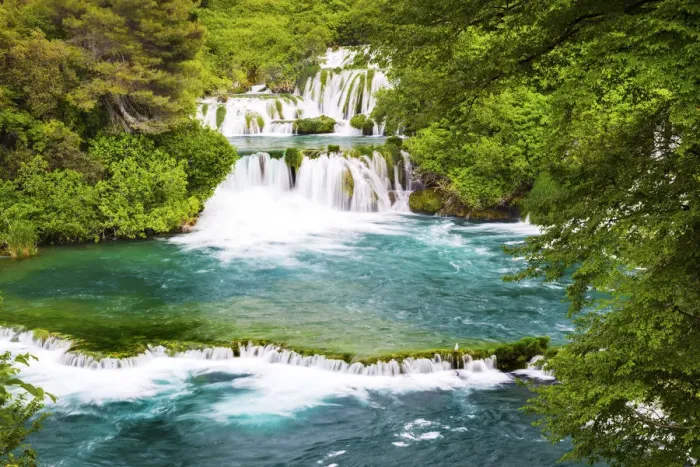 Framed Print : Croatia, Dalmatia, Sibenik, Krka, Krka National Park, Skradinski Buk waterfalls Framed Print : Croatia, Dalmatia, Sibenik, Krka, Krka National Park, Skradinski Buk waterfalls