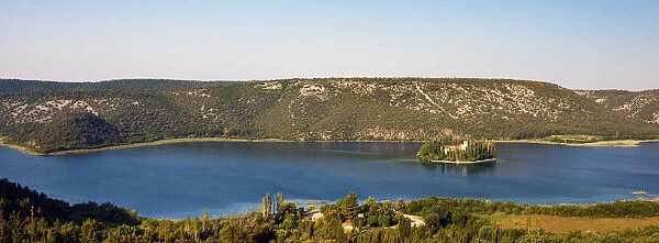 Croatia, Dalmatia, Visovac Monastery