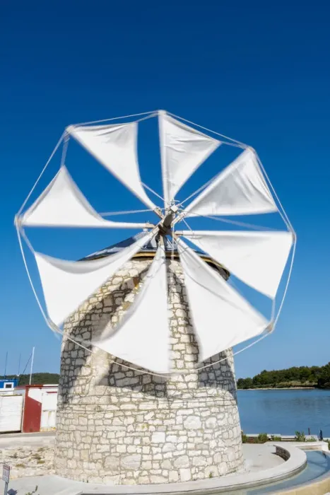 Framed Print : Croatia, Istria, Medulin, Windmill Framed Print : Croatia, Istria, Medulin, Windmill