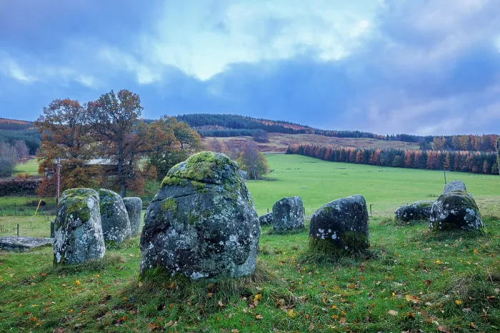 Framed Print : Croft Moraig stone circle, Aberfeldy, Perth and Kinross, Scotland, UK Framed Print : Croft Moraig stone circle, Aberfeldy, Perth and Kinross, Scotland, UK