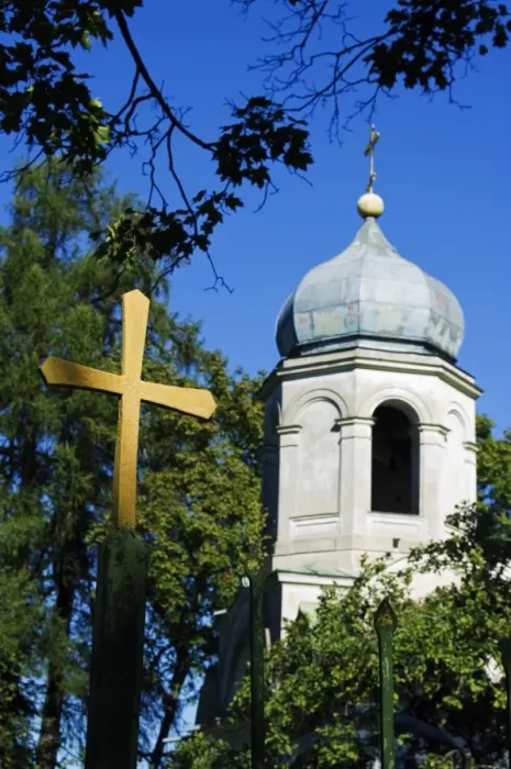 Framed Print : Cross on Gate of Orthodox Church, Cesis Framed Print : Cross on Gate of Orthodox Church, Cesis