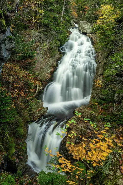 Framed Print : Crystal Cascade, Pinkham Notch, New Hampshire, New England, USA Framed Print : Crystal Cascade, Pinkham Notch, New Hampshire, New England, USA