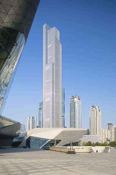 CTF Finance Centre (worlds 7th tallest building in 2017 at 530m), Tianhe, Guangzhou