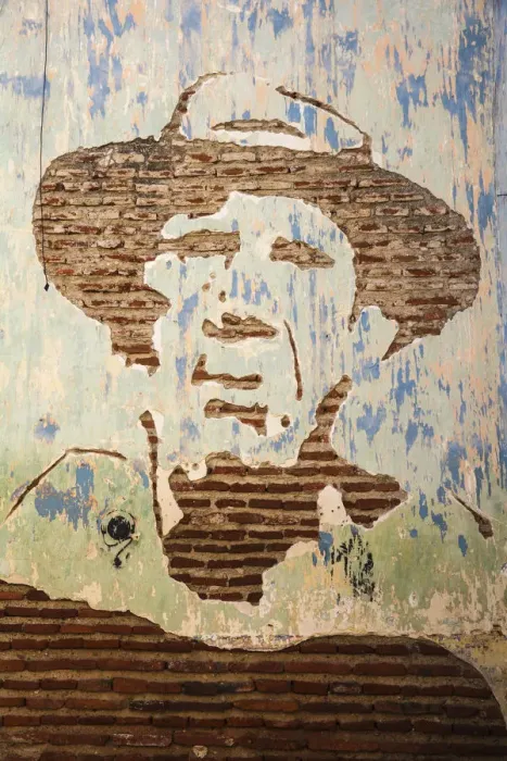 Framed Print : Cuba, Camaguey, Camaguey Province, Mural on wall near Parque Marti Framed Print : Cuba, Camaguey, Camaguey Province, Mural on wall near Parque Marti
