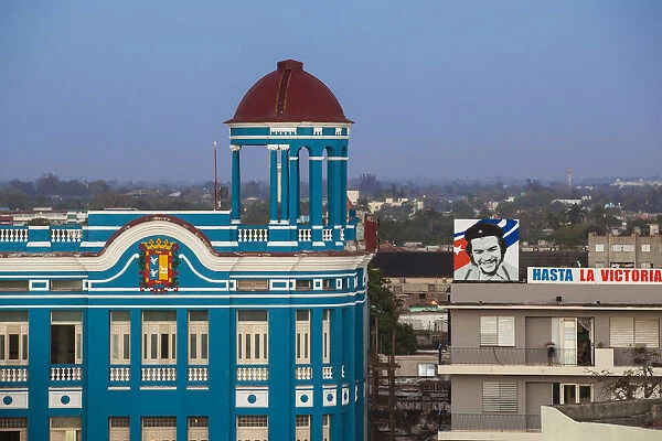 Cuba, Camaguey, Camaguey Province, View of Plaza de Los Trabajadores