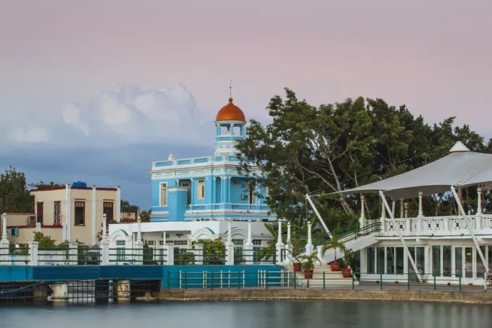 Framed Print : Cuba, Cienfuegos, Palacio Azul, built 1920 - 1921, now a hotel Framed Print : Cuba, Cienfuegos, Palacio Azul, built 1920 - 1921, now a hotel