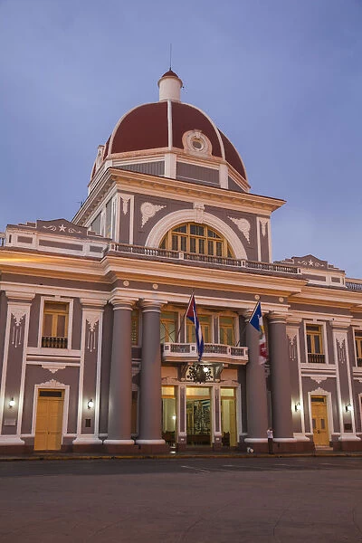 Cuba, Cienfuegos, Parque Martai, Palacio de Gobierno - now the City Hall