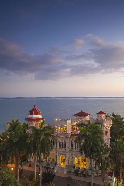 Cuba, Cienfuegos, Punta Gorda, Palacio de Vallea- now a restaurant, museum and bar