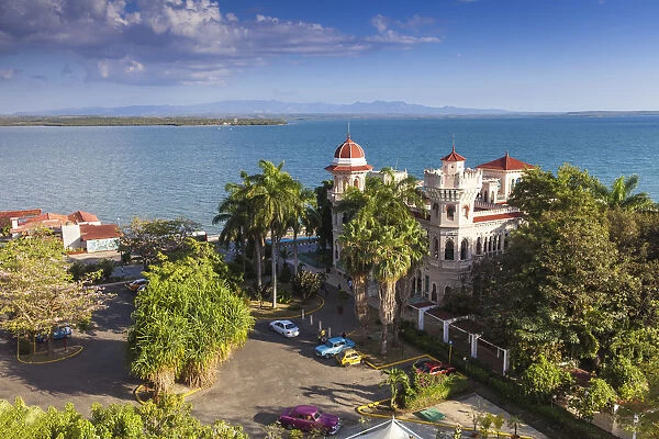 Cuba, Cienfuegos, Punta Gorda, Palacio de Vallea- now a restaurant, museum and bar