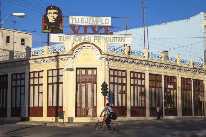 Framed Print : Cuba, Cienfuegos, Street scene near Parque Martí Framed Print : Cuba, Cienfuegos, Street scene near Parque Martí